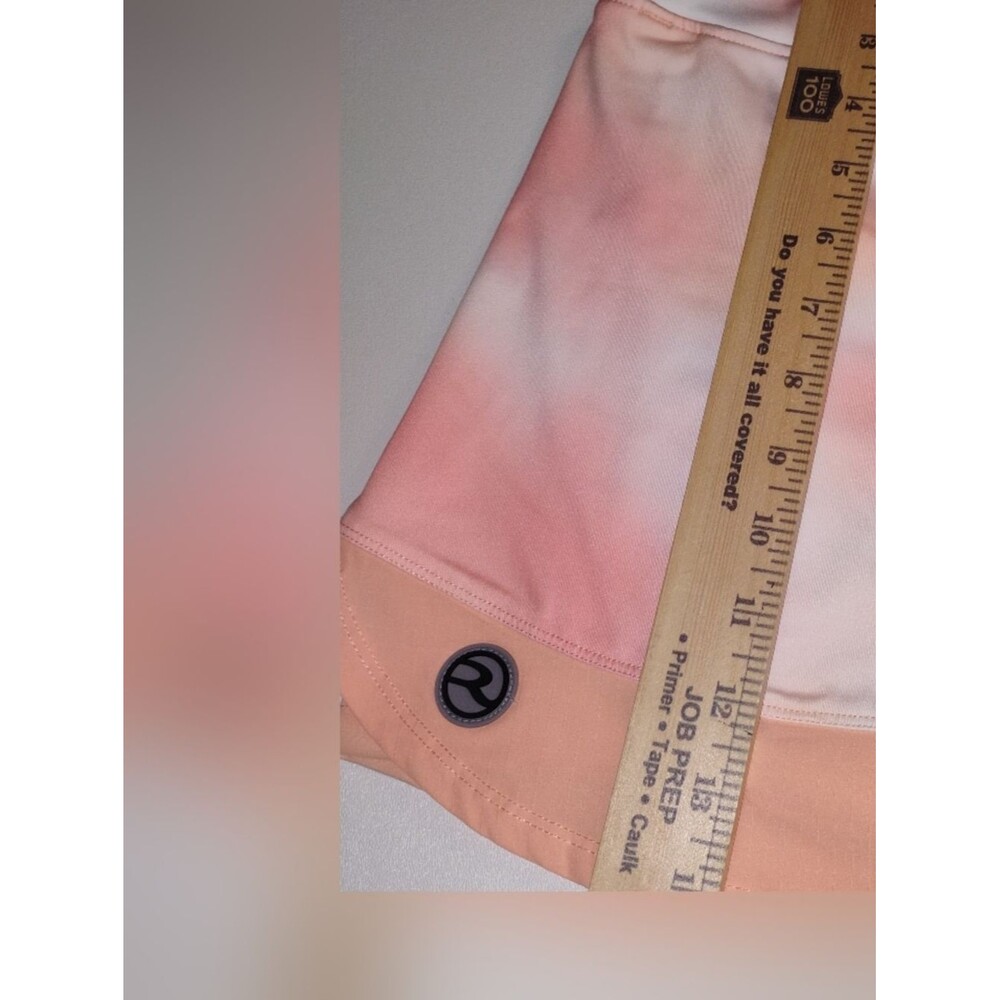 Reel Life Women's Performance Skort Peach Tie-Dye Skirt with Built-In Shorts S - Picture 3 of 7